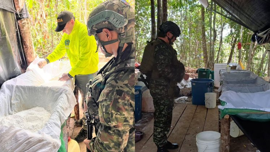 Más de una tonelada de cocaína incautada del ELN en zona rural de Cúcuta