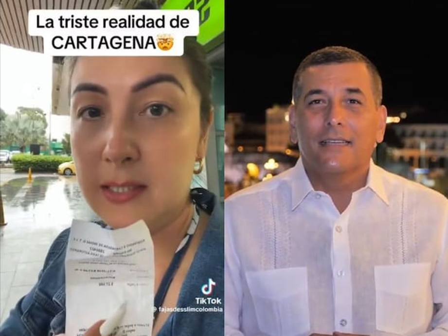 Polémica en redes entre una cucuteña y el alcalde de Cartagena por el cobro del servicio de taxi