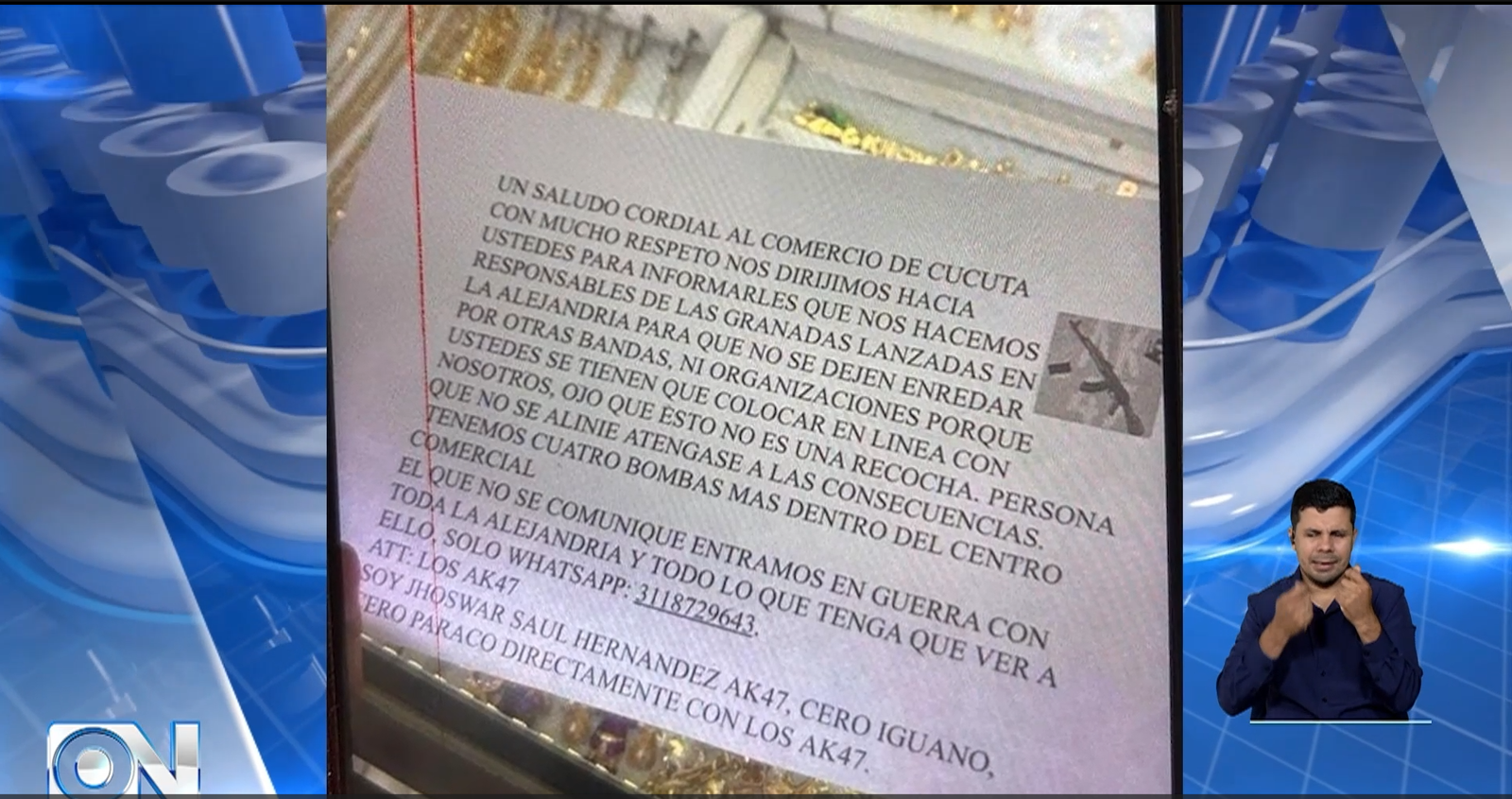 Lee más sobre el artículo AK-47 se atribuyó el ataque con granada en Cúcuta, Norte de Santander