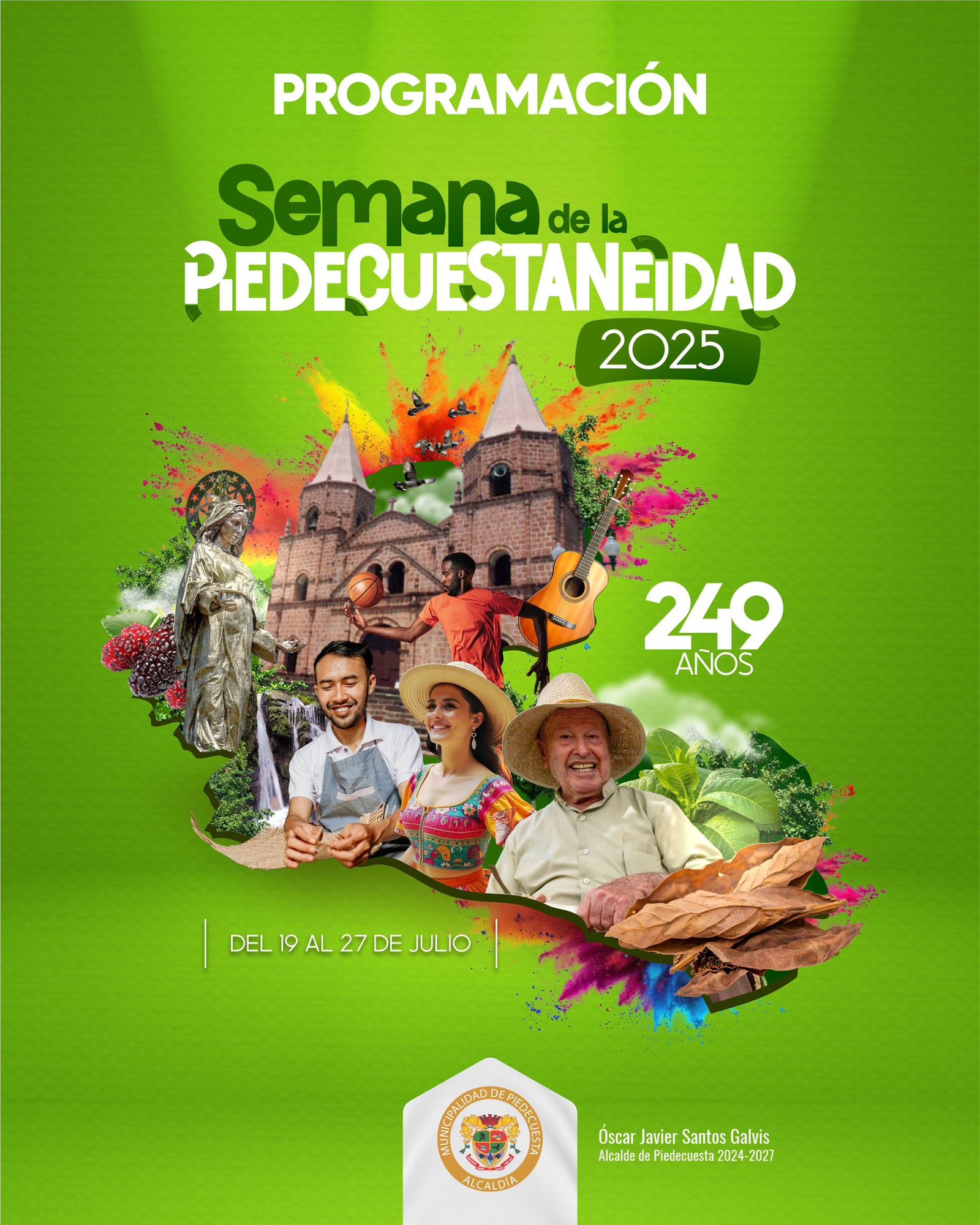 Lee más sobre el artículo ¡Piedecuesta está de fiesta del 19 al 27 de julio! Conozca la programación de la Semana de la Piedecuestaneidad 2025