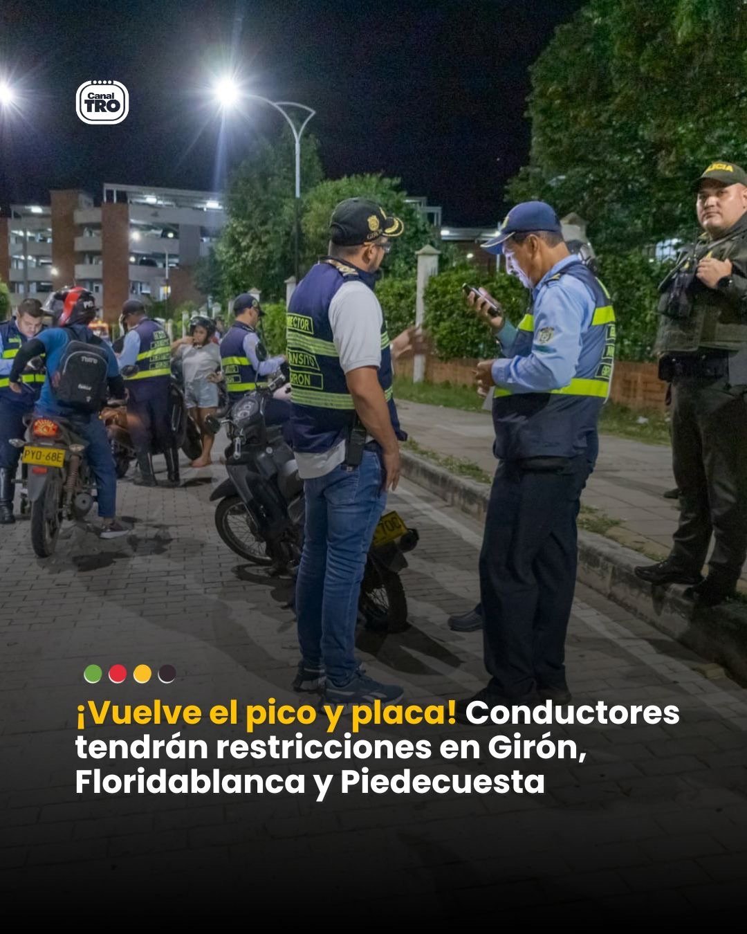 Lee más sobre el artículo Vuelve el pico y placa en Girón, Floridablanca y Piedecuesta