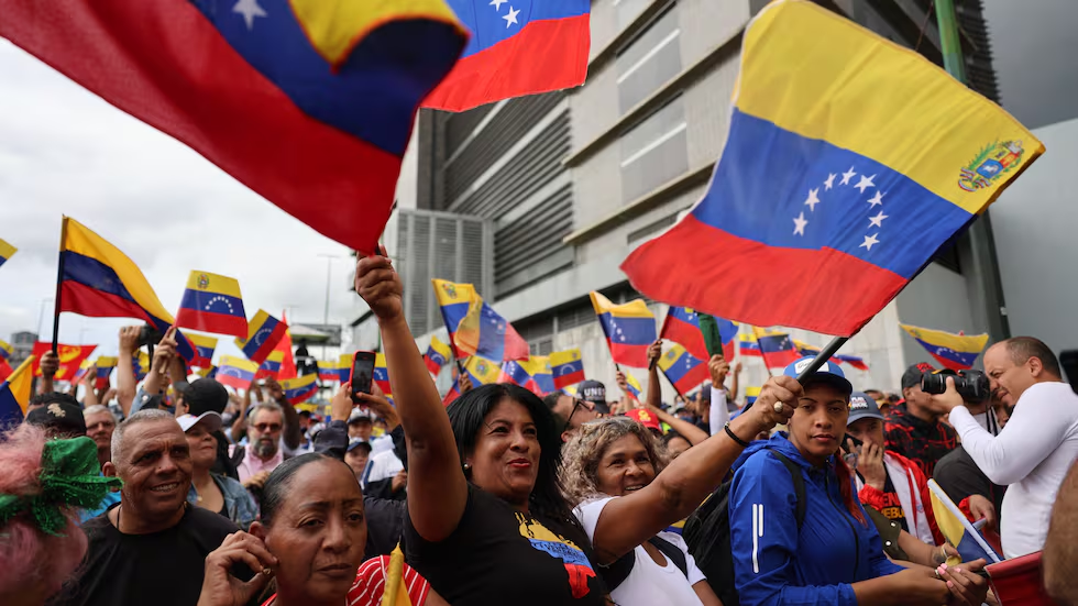 Lee más sobre el artículo Marcha chavista en Caracas contra supuestas amenazas de EE.UU.