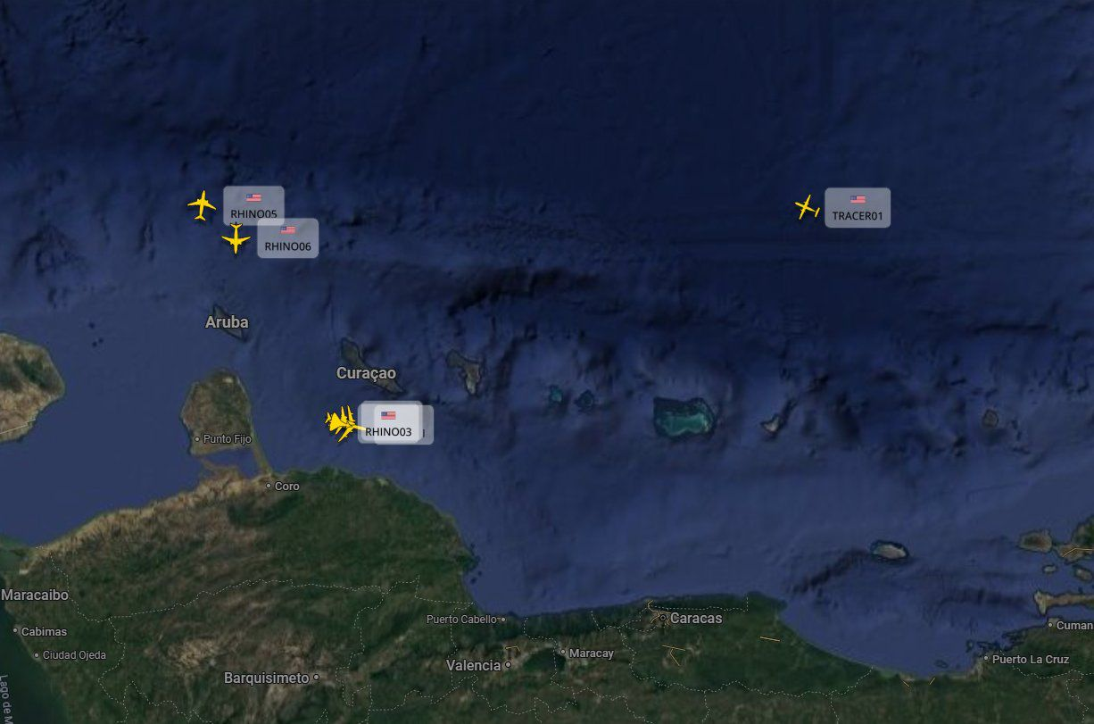 Lee más sobre el artículo Aumenta la tensión: EE.UU. despliega aviones cerca de Venezuela