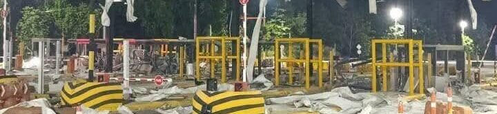 Lee más sobre el artículo En video quedó registrado el momento en que dejaron una motocicleta cargada con explosivos en el peaje La Lizama, Barrancabermeja