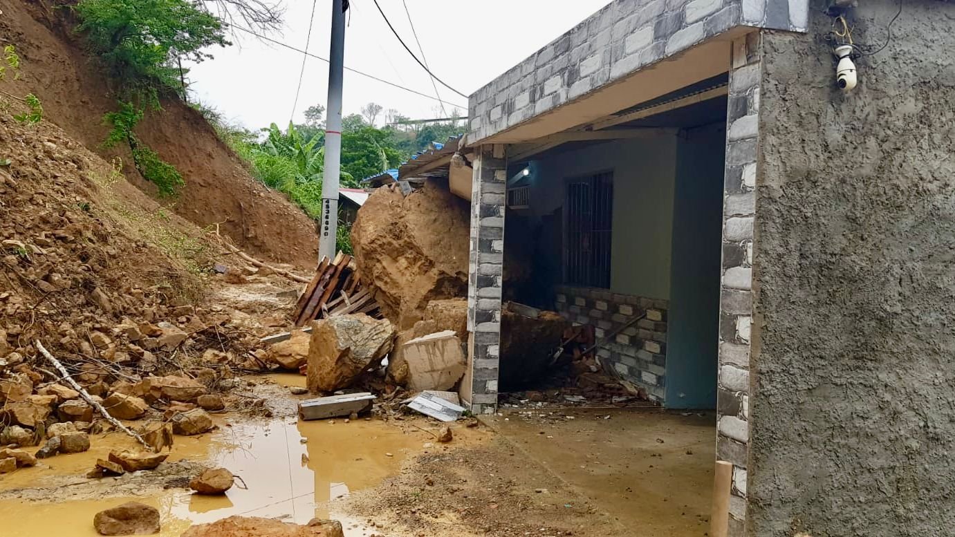 emergencia en asentamiento La Gracia de Dios Bucaramanga