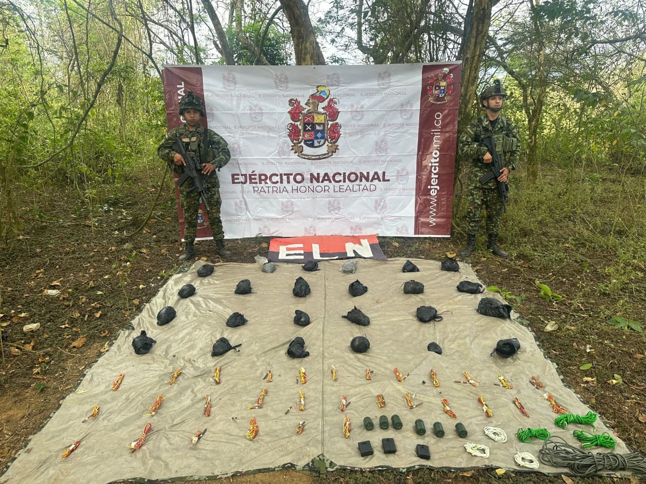 explosivos del ELN en Norte de Santander