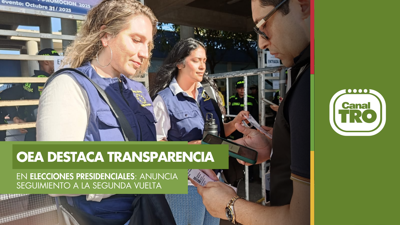 Lee más sobre el artículo OEA destaca transparencia de las elecciones en Colombia y resalta ambiente de tranquilidad