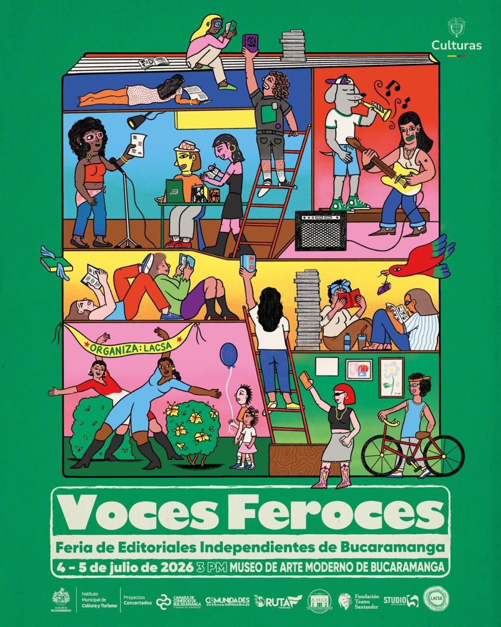 Lee más sobre el artículo Bucaramanga celebrará la fuerza de los libros independientes con una nueva edición de Voces Feroces