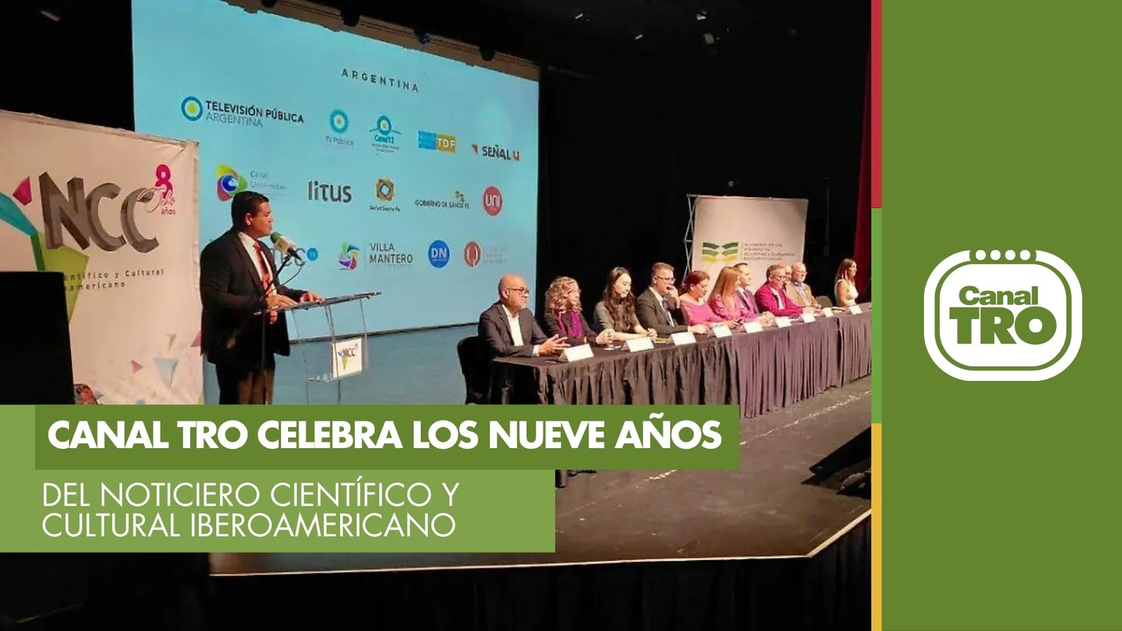 Lee más sobre el artículo Canal TRO celebra los nueve años del Noticiero Científico y Cultural Iberoamericano