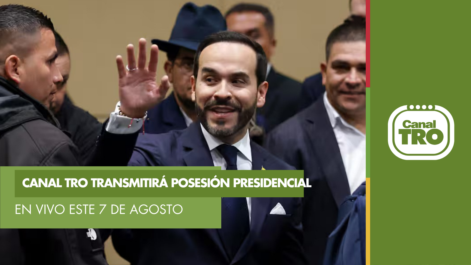 Lee más sobre el artículo Canal TRO transmitirá en vivo la posesión presidencial este 7 de agosto