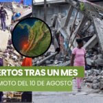 331 muertos y más de 466.000 afectados tras un mes del terremoto del 10 de agosto