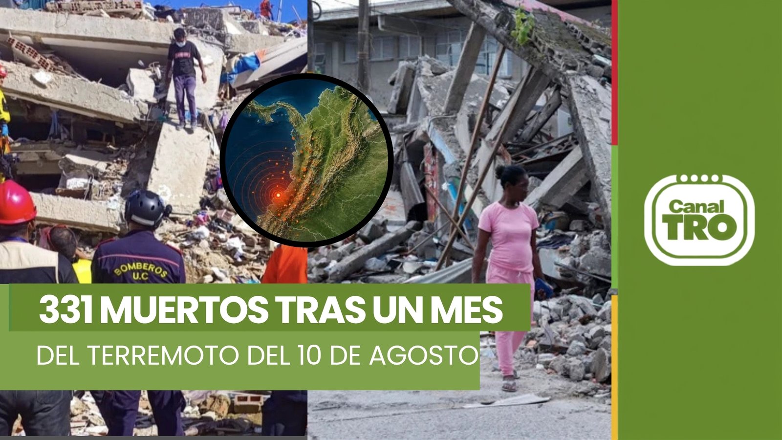 Lee más sobre el artículo 331 muertos y más de 466.000 afectados tras un mes del terremoto del 10 de agosto