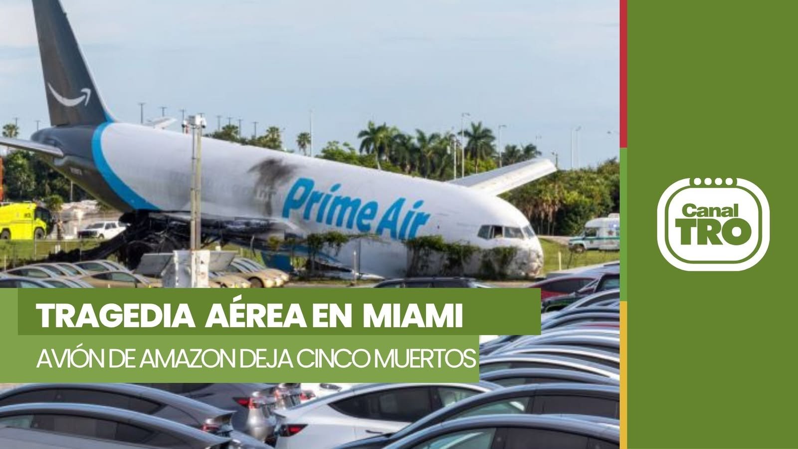 Lee más sobre el artículo Tragedia en Miami: avión de Amazon deja cinco muertos