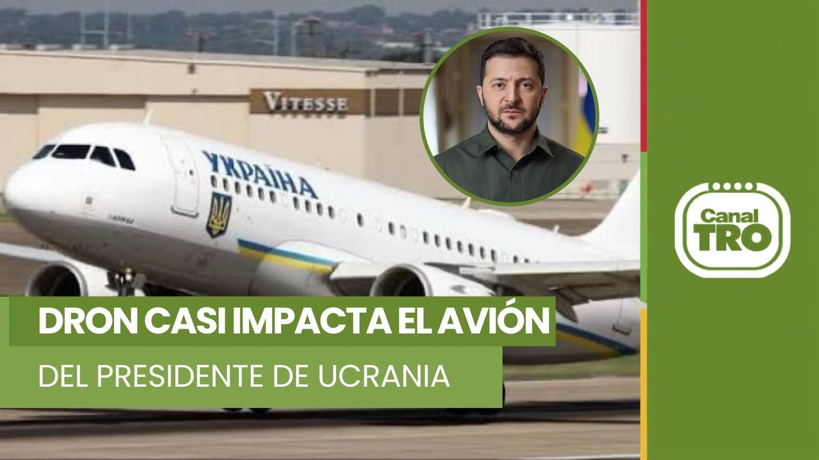 Lee más sobre el artículo Avión del presidente de Ucrania estuvo a punto de ser impactado por un dron rumbo a Noruega