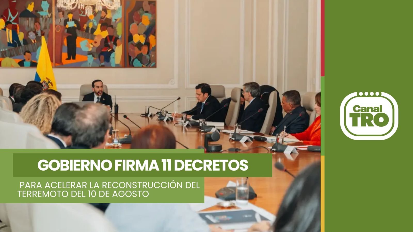 Lee más sobre el artículo Gobierno firma 11 decretos para acelerar la reconstrucción tras el terremoto