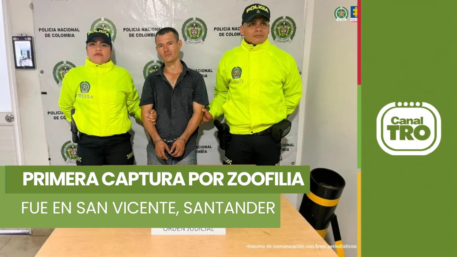 Lee más sobre el artículo Primera captura por zoofilia en Colombia fue en Santander