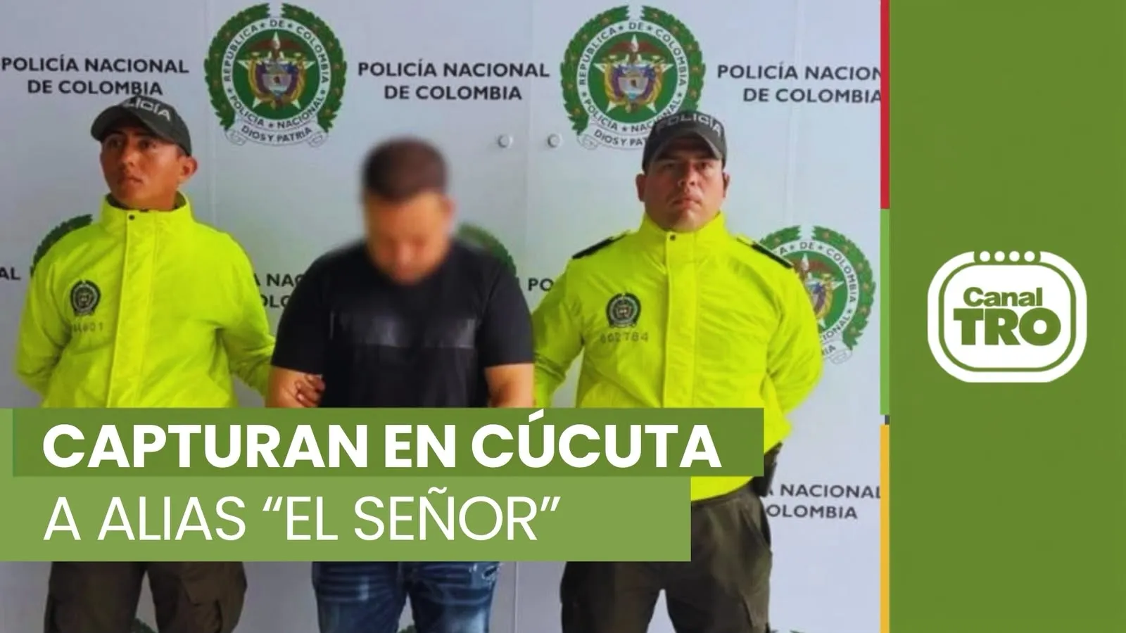 Alias El Señor capturado en Cúcuta durante un operativo contra el narcotráfico con fines de extradición a Estados Unidos.