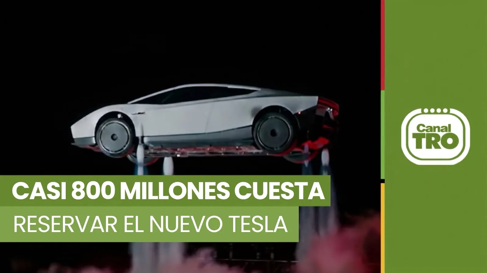 Tesla Roadster eléctrico de Elon Musk, cuyo anticipo de reserva para la versión Thrust ronda los $800 millones en Colombia.